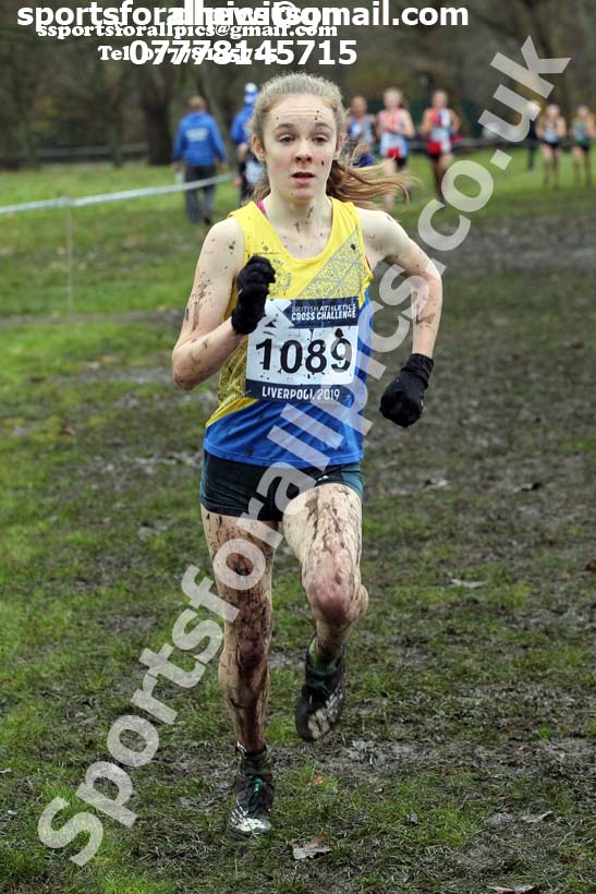 Senior and under-23 women, 2019 European Cross Country Trials and British Cross Challenge, Sefton Park, Liverpool.  Photo: David T. Hewitson/Sports for All Pics